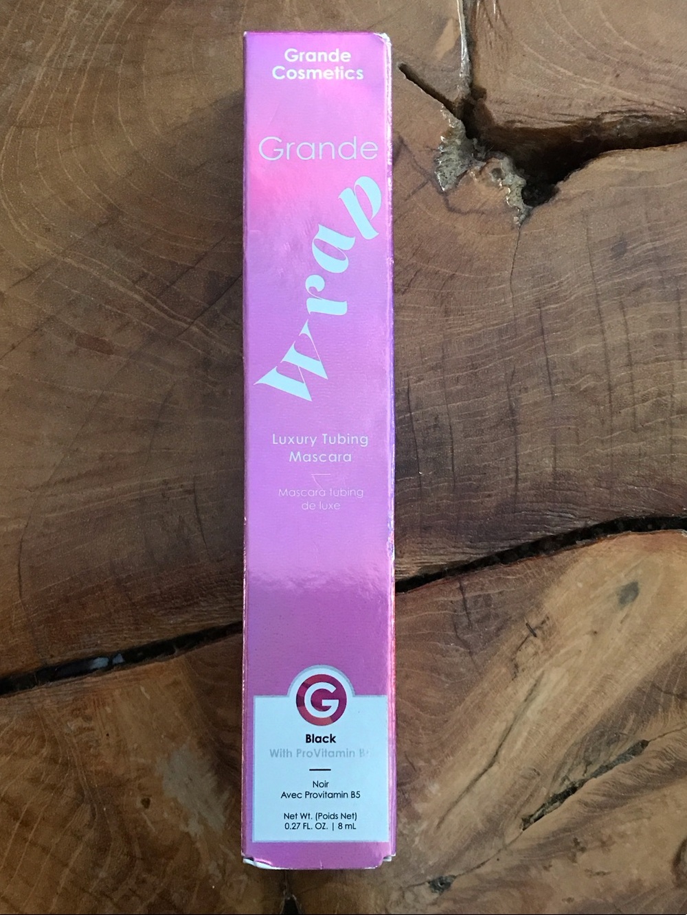 Grande Cosmetics Wrap Luxury Tubing Mascara — Black